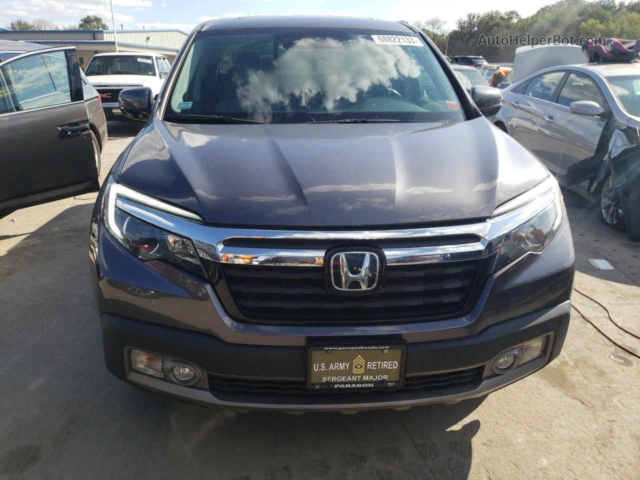 2020 Honda Ridgeline Rtl Charcoal vin: 5FPYK3F71LB008981