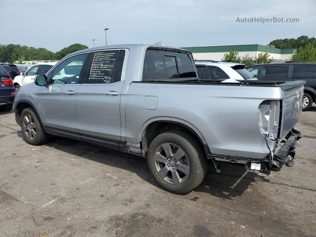 2020 Honda Ridgeline Rtl Silver vin: 5FPYK3F71LB010407