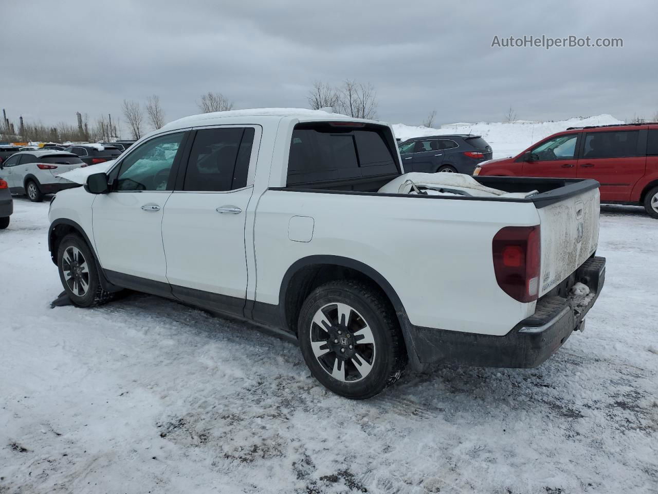 2020 Honda Ridgeline Rtl Белый vin: 5FPYK3F71LB501995