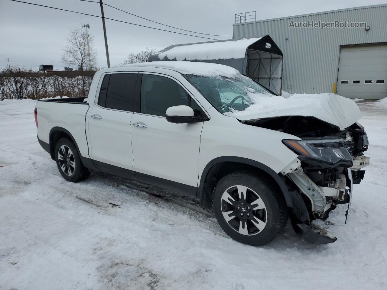 2020 Honda Ridgeline Rtl Белый vin: 5FPYK3F71LB501995