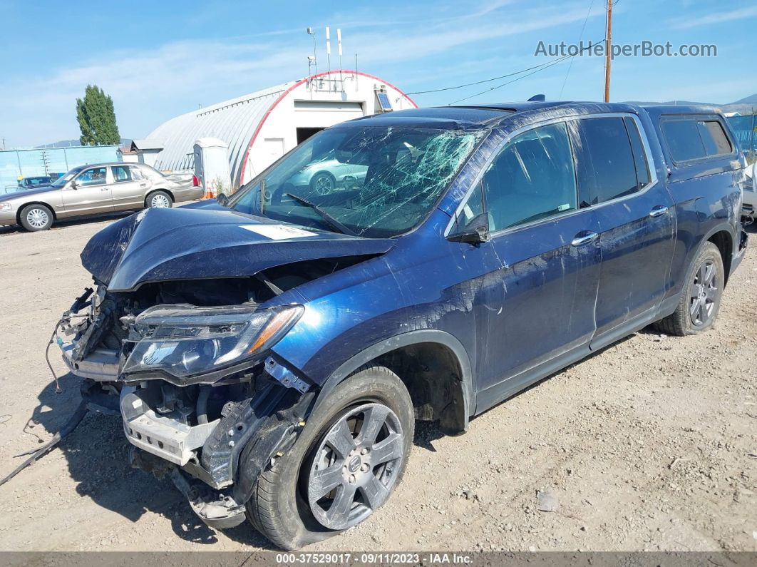 2020 Honda Ridgeline Rtl-e Blue vin: 5FPYK3F72LB007709