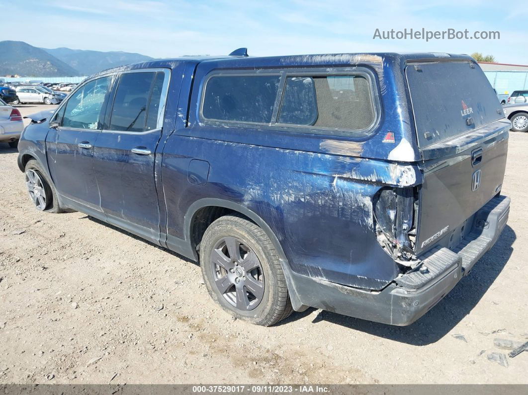 2020 Honda Ridgeline Rtl-e Blue vin: 5FPYK3F72LB007709