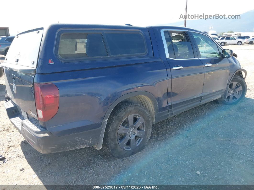 2020 Honda Ridgeline Rtl-e Blue vin: 5FPYK3F72LB007709