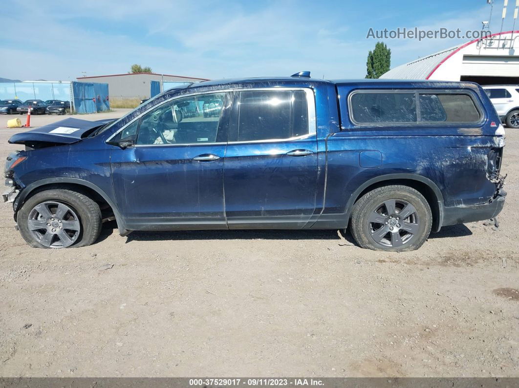 2020 Honda Ridgeline Rtl-e Blue vin: 5FPYK3F72LB007709