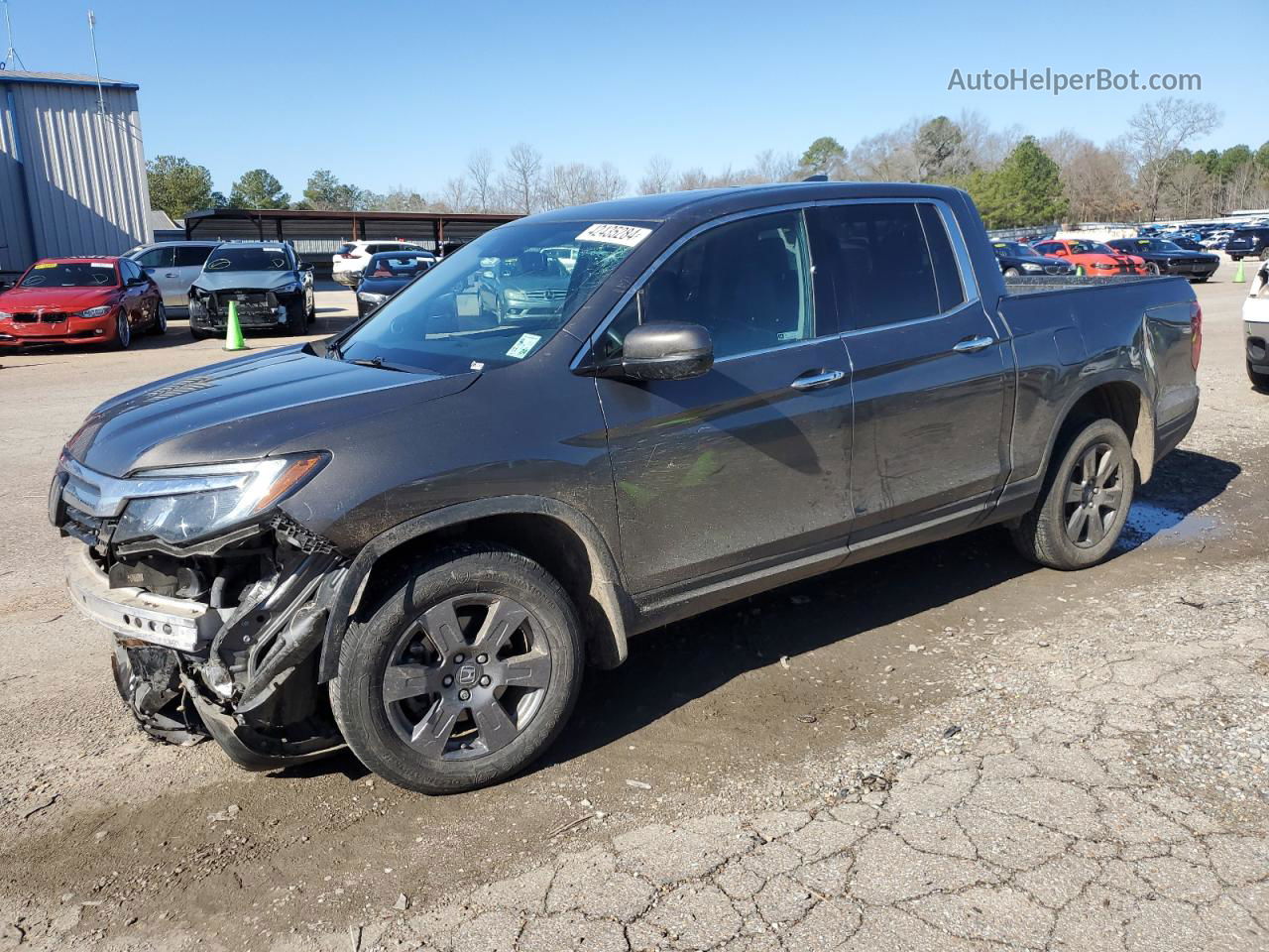 2020 Honda Ridgeline Rtl Gray vin: 5FPYK3F72LB013834