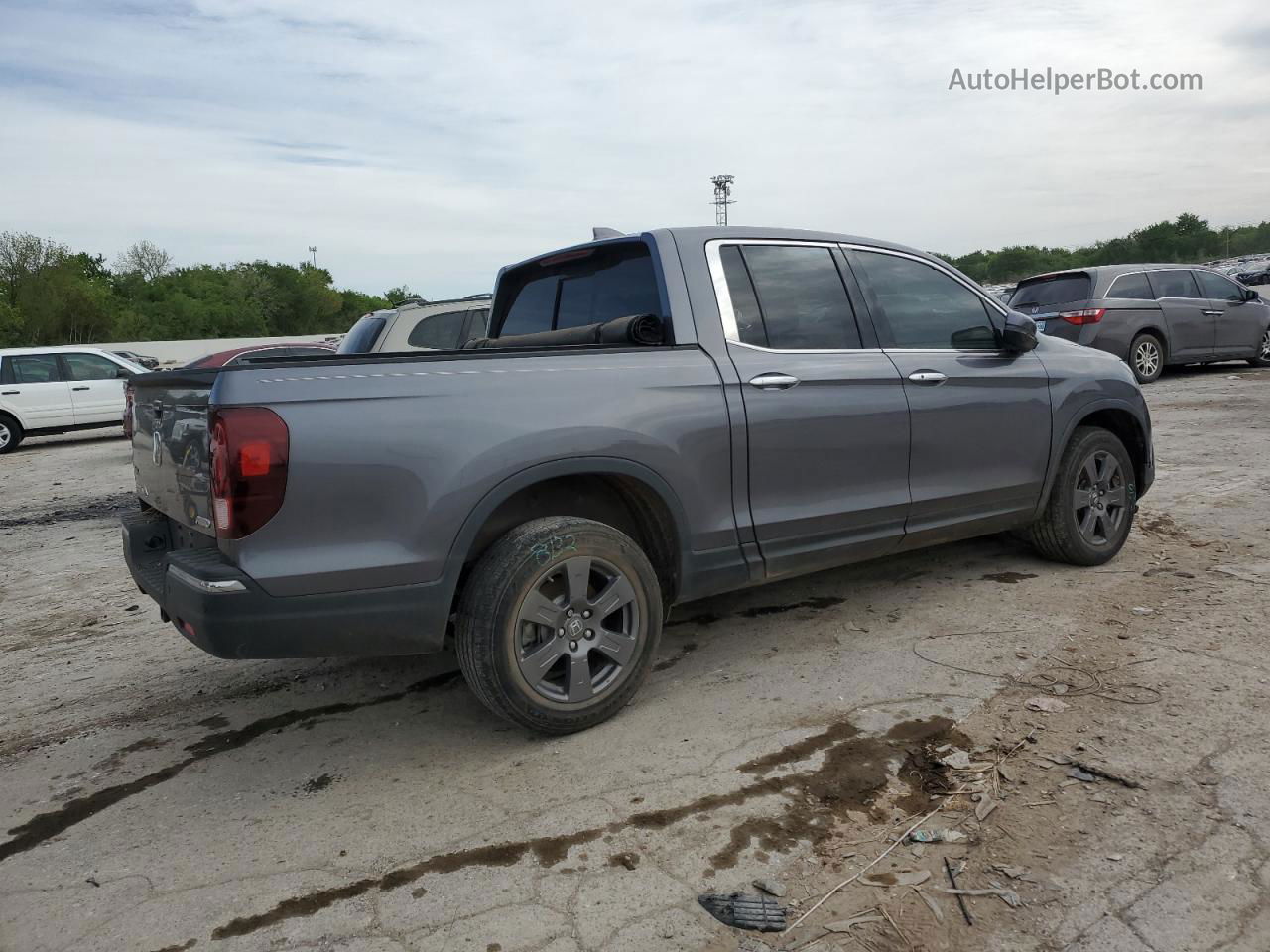 2020 Honda Ridgeline Rtl Gray vin: 5FPYK3F72LB016040