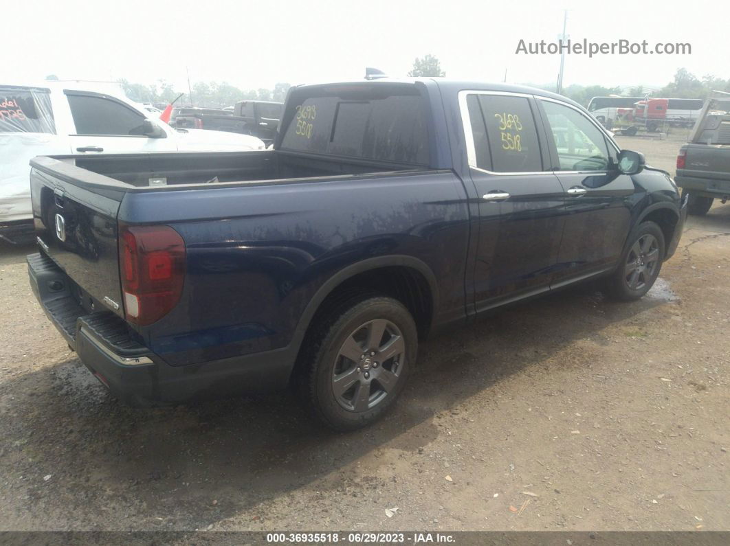 2020 Honda Ridgeline Rtl-e Navy vin: 5FPYK3F73LB009324