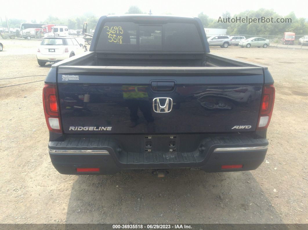 2020 Honda Ridgeline Rtl-e Navy vin: 5FPYK3F73LB009324