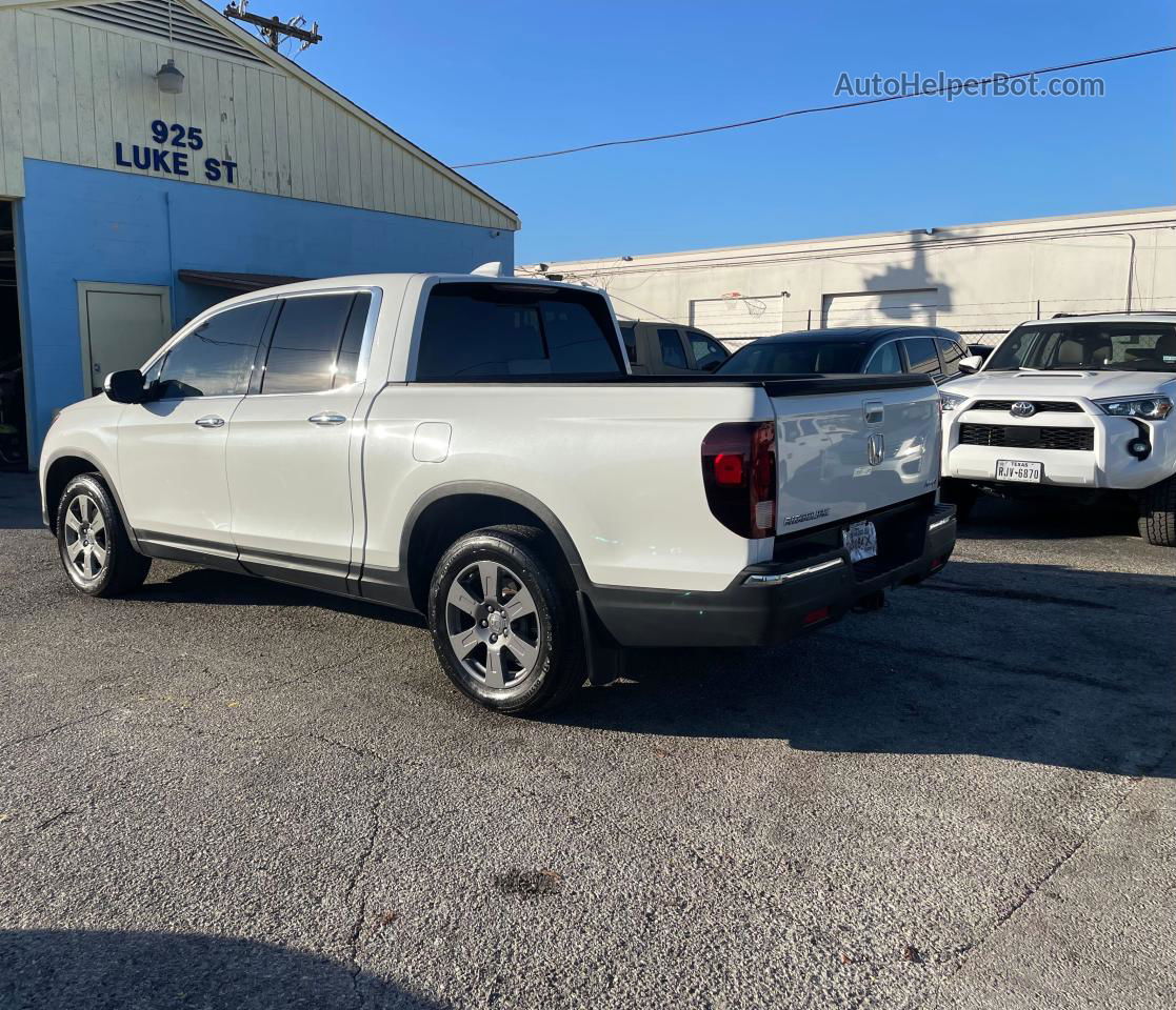 2020 Honda Ridgeline Rtl White vin: 5FPYK3F74LB006187