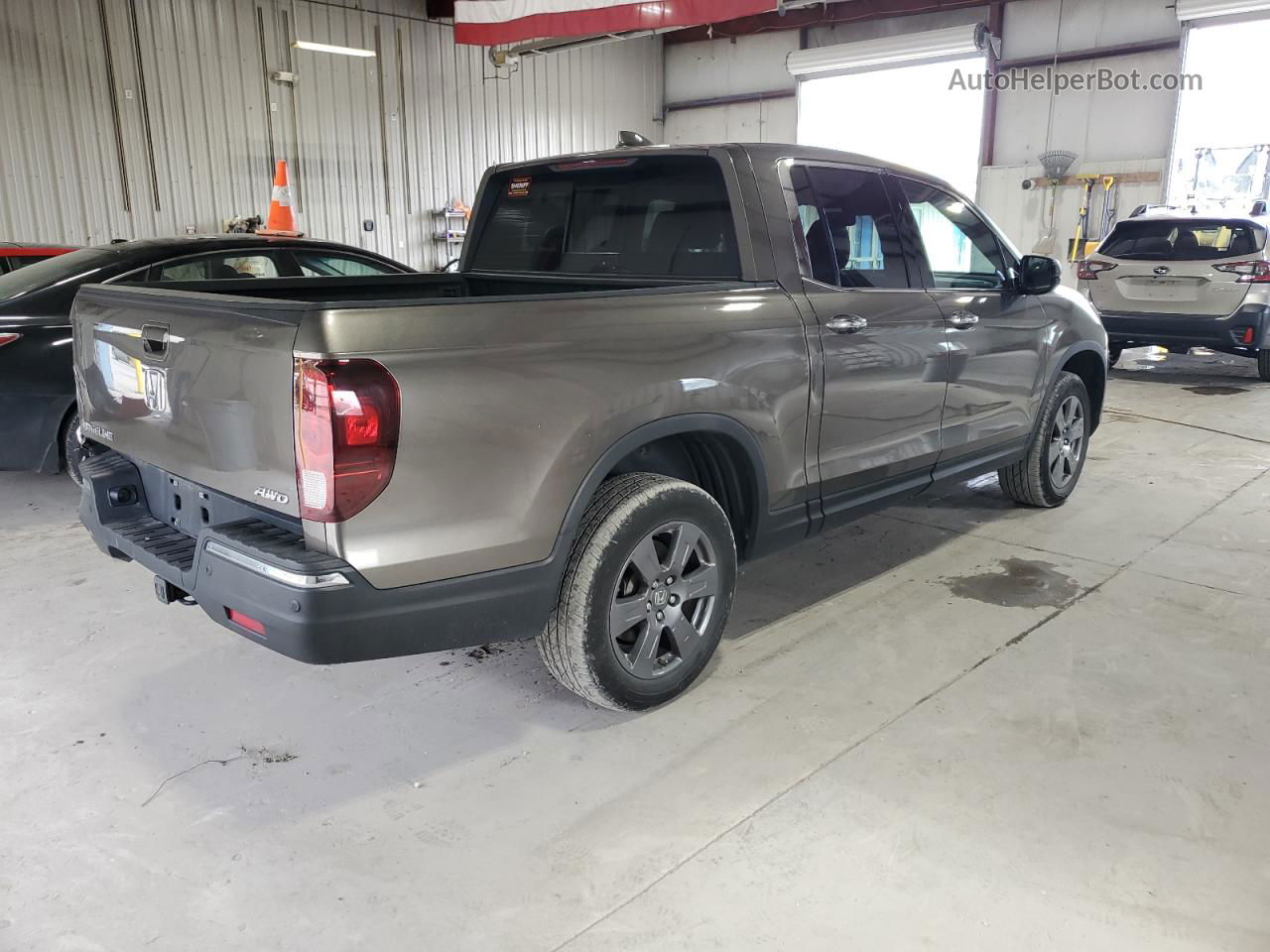 2020 Honda Ridgeline Rtl Серый vin: 5FPYK3F74LB016170