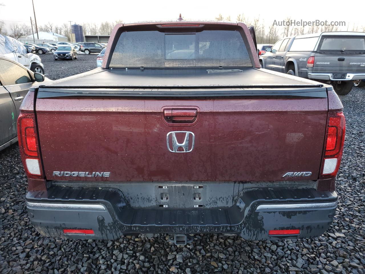 2020 Honda Ridgeline Rtl Burgundy vin: 5FPYK3F74LB025113