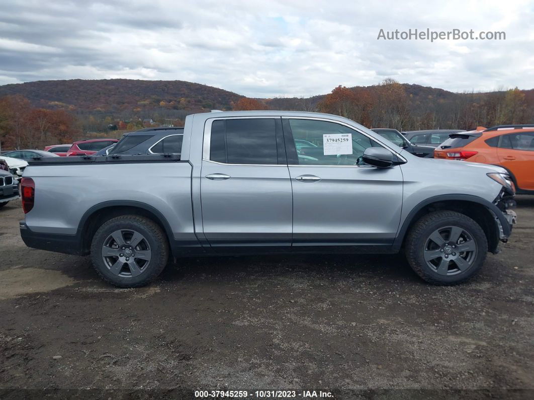 2020 Honda Ridgeline Rtl-e Silver vin: 5FPYK3F75LB001306