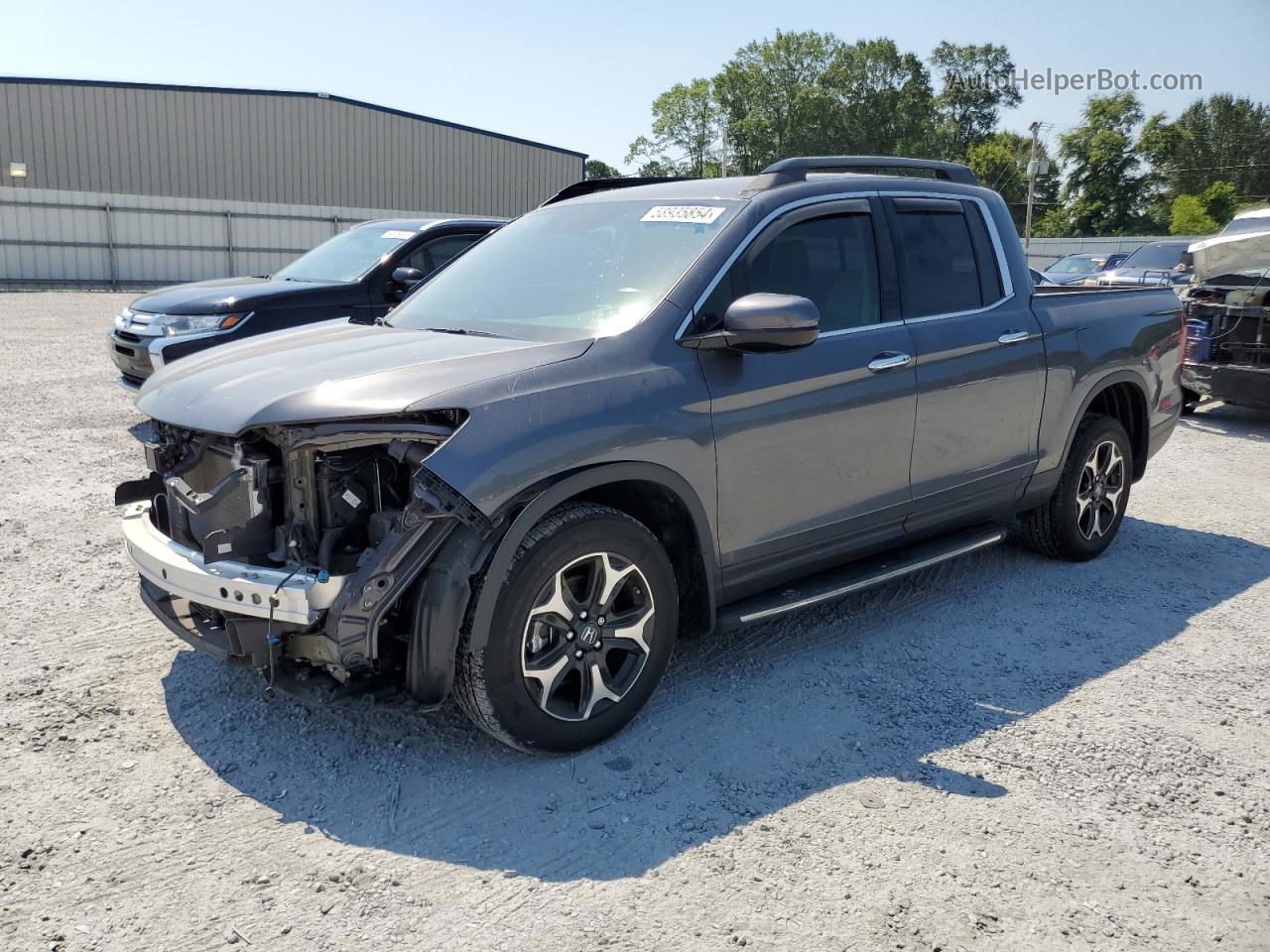 2020 Honda Ridgeline Rtl Gray vin: 5FPYK3F75LB002407