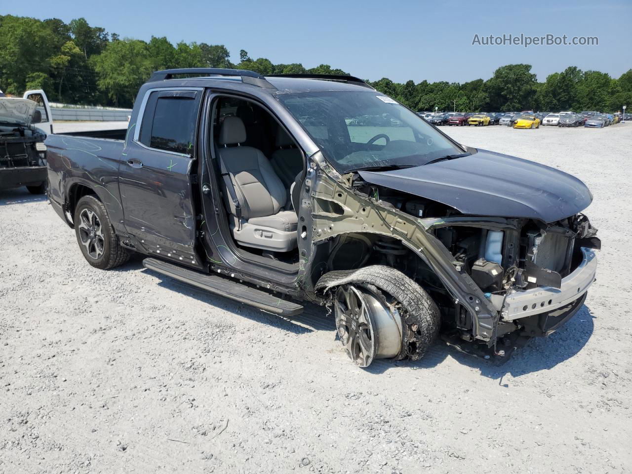 2020 Honda Ridgeline Rtl Gray vin: 5FPYK3F75LB002407