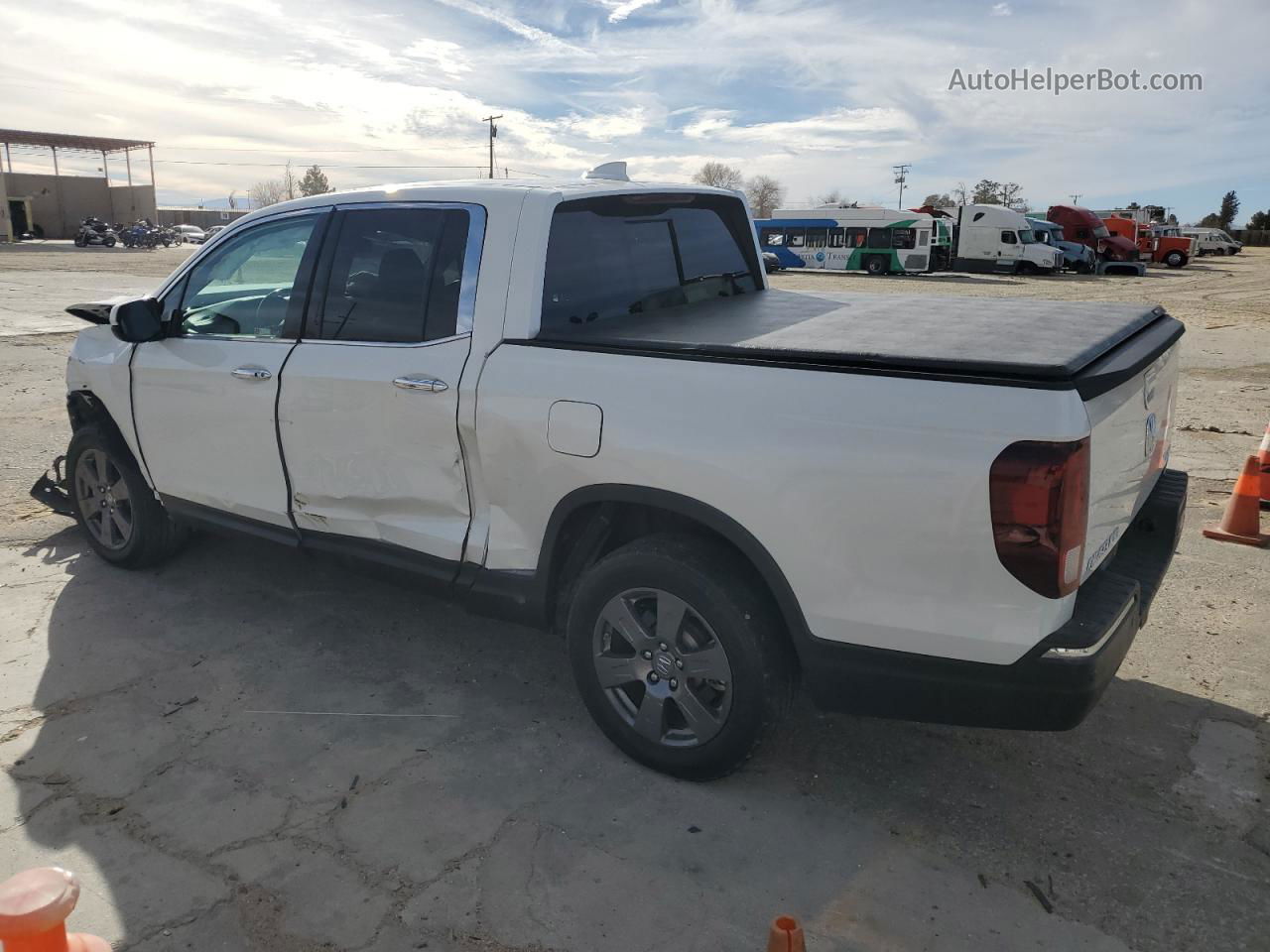 2020 Honda Ridgeline Rtl Белый vin: 5FPYK3F75LB004657