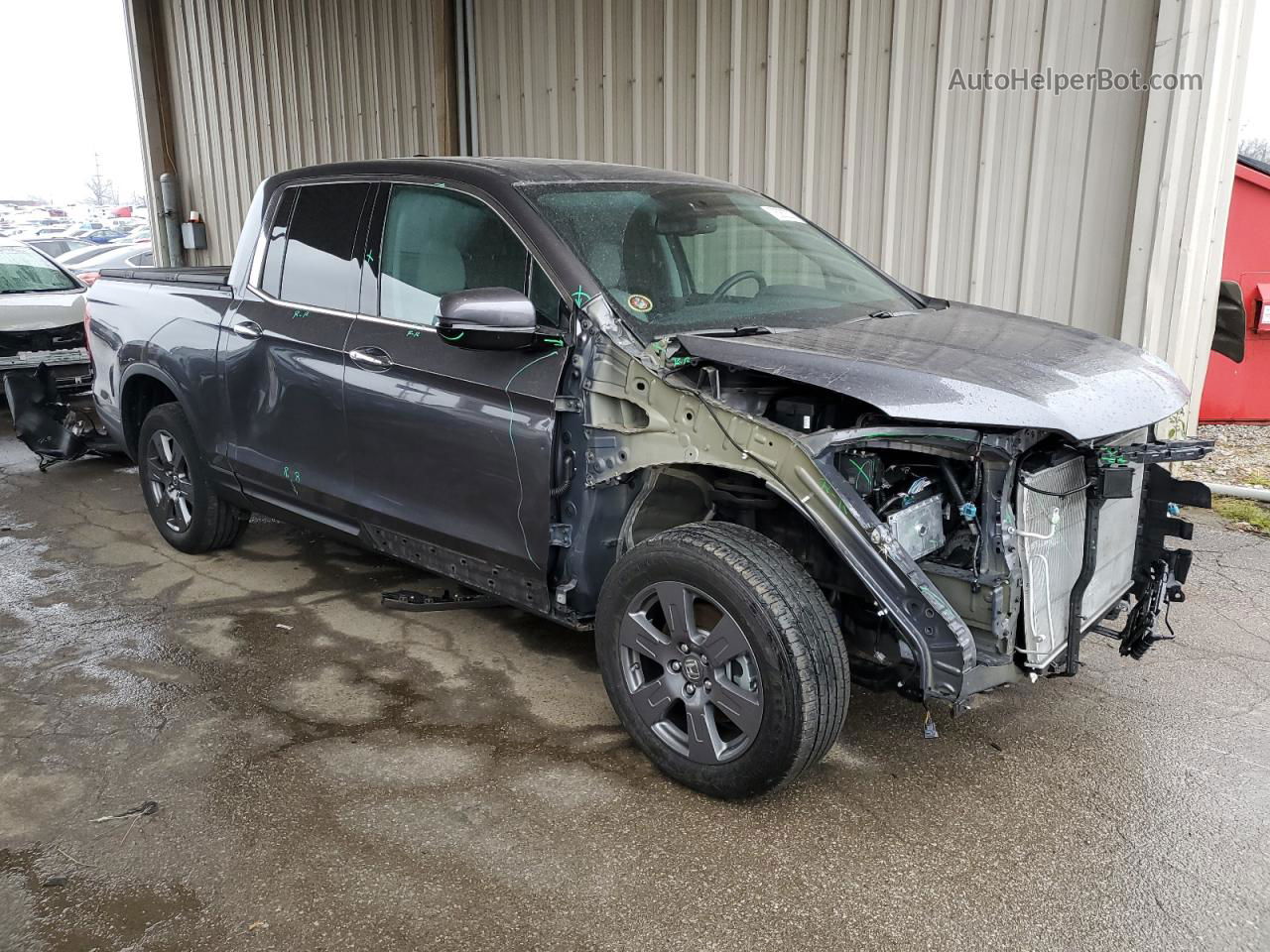 2020 Honda Ridgeline Rtl Серый vin: 5FPYK3F75LB005629