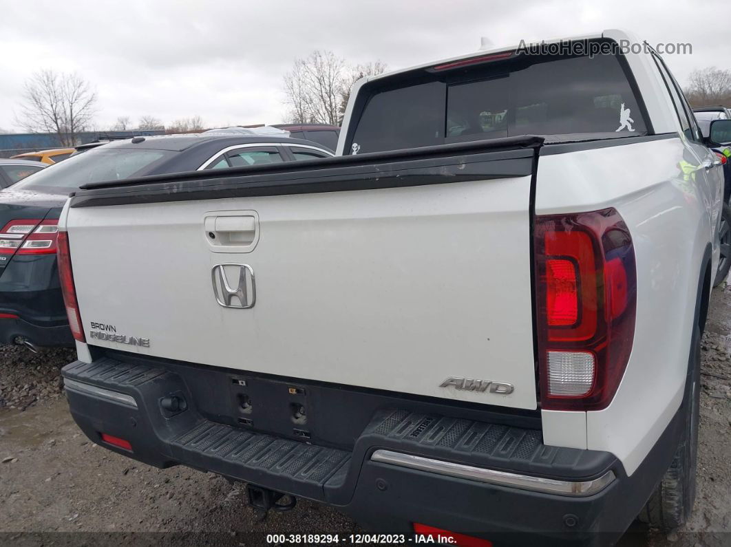 2020 Honda Ridgeline Rtl-e White vin: 5FPYK3F75LB008742