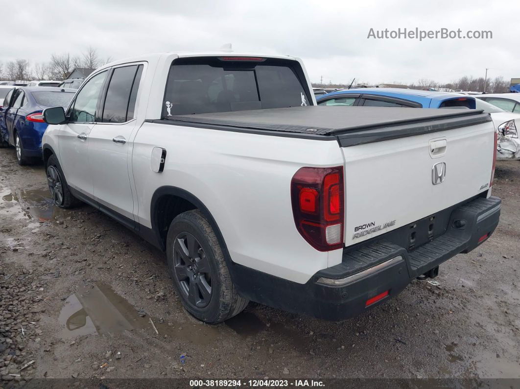 2020 Honda Ridgeline Rtl-e White vin: 5FPYK3F75LB008742