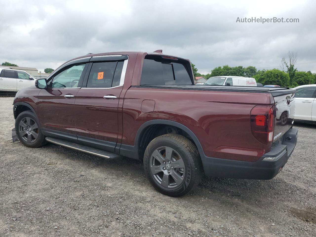 2020 Honda Ridgeline Rtl Burgundy vin: 5FPYK3F75LB012273