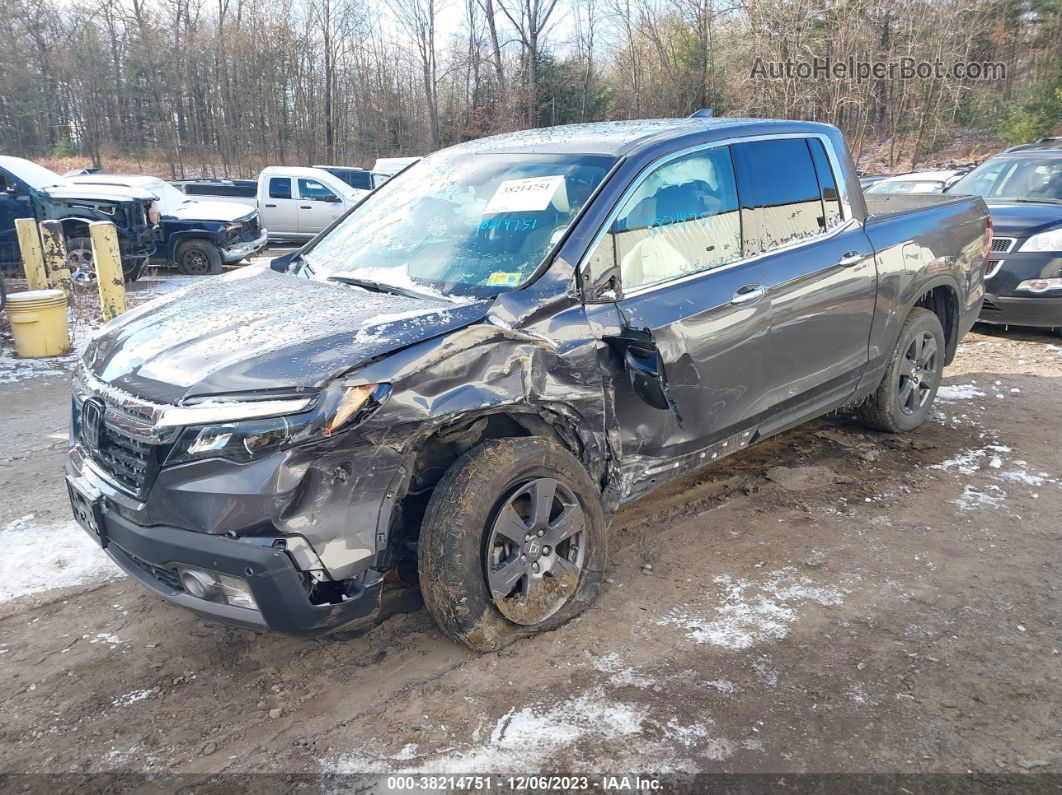 2020 Honda Ridgeline Rtl-e Gray vin: 5FPYK3F75LB012869