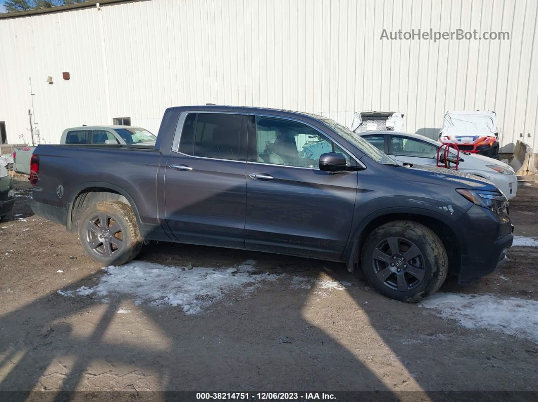 2020 Honda Ridgeline Rtl-e Gray vin: 5FPYK3F75LB012869