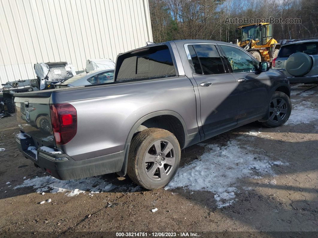 2020 Honda Ridgeline Rtl-e Gray vin: 5FPYK3F75LB012869