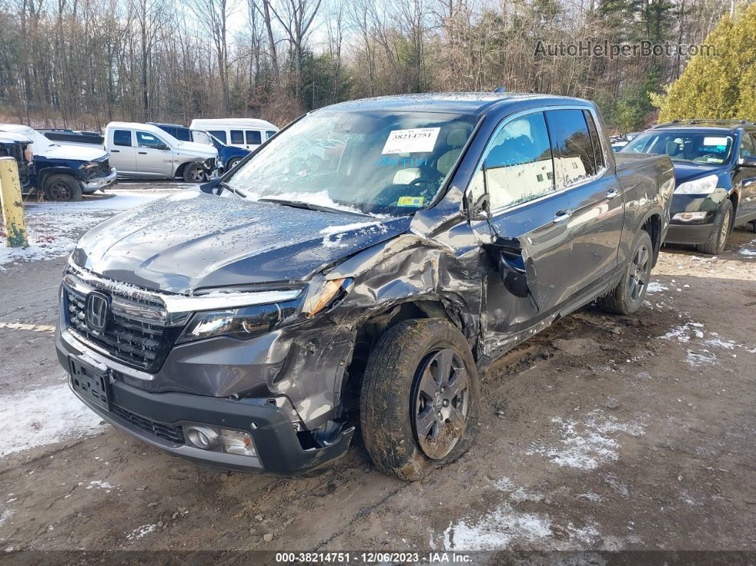 2020 Honda Ridgeline Rtl-e Gray vin: 5FPYK3F75LB012869