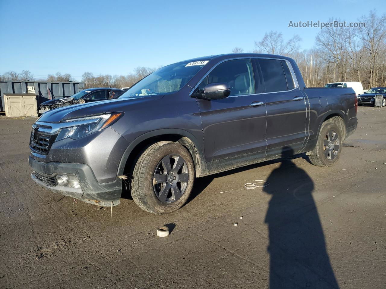 2020 Honda Ridgeline Rtl Угольный vin: 5FPYK3F75LB013214