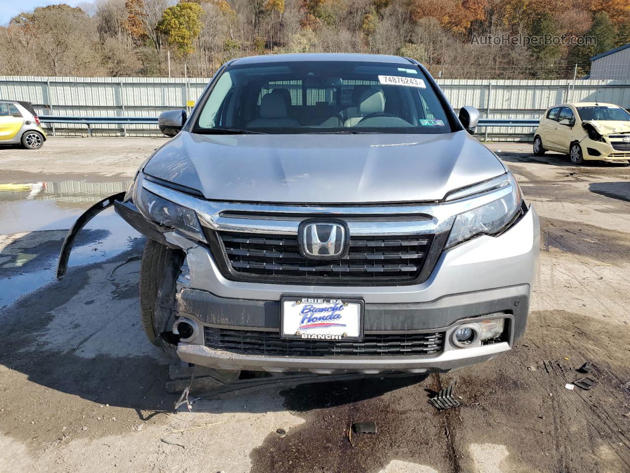 2020 Honda Ridgeline Rtl Silver vin: 5FPYK3F76LB001556