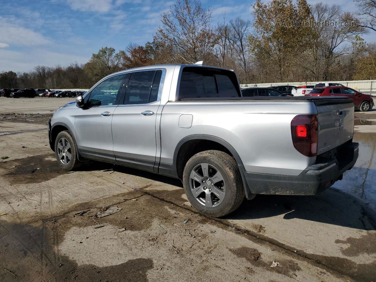 2020 Honda Ridgeline Rtl Silver vin: 5FPYK3F76LB001556