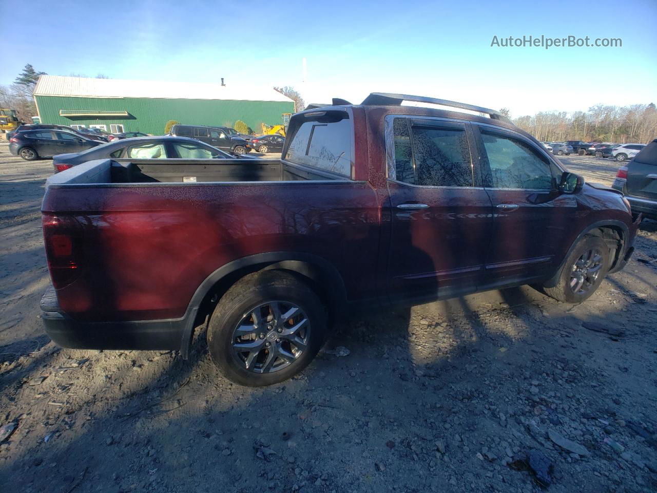 2020 Honda Ridgeline Rtl Бордовый vin: 5FPYK3F76LB001668