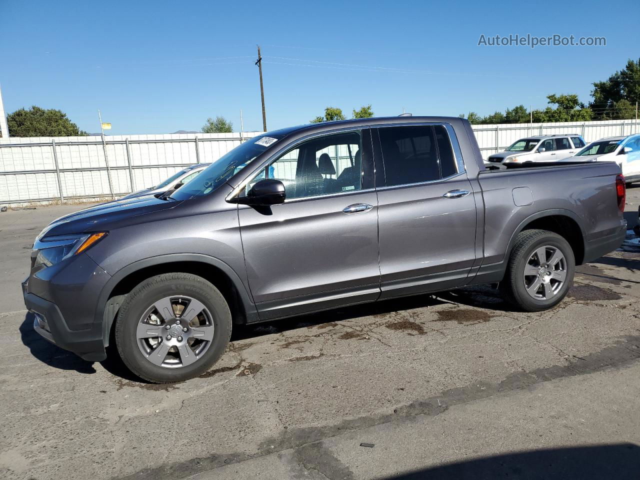 2020 Honda Ridgeline Rtl Серый vin: 5FPYK3F76LB003274