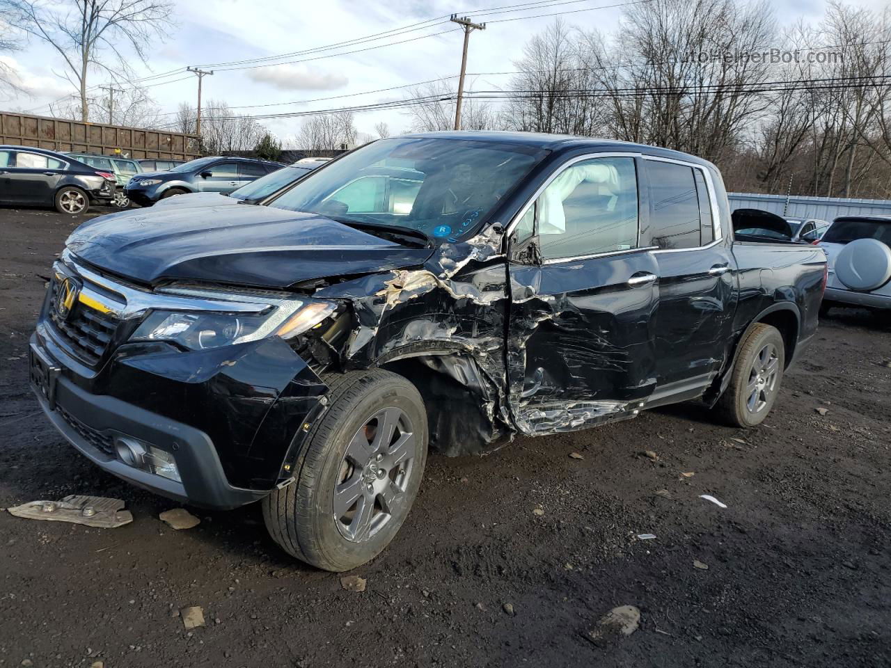 2020 Honda Ridgeline Rtl Black vin: 5FPYK3F77LB006684