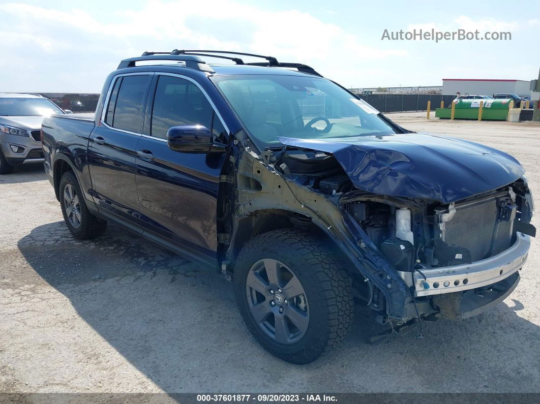 2020 Honda Ridgeline Rtl-e Blue vin: 5FPYK3F77LB023680