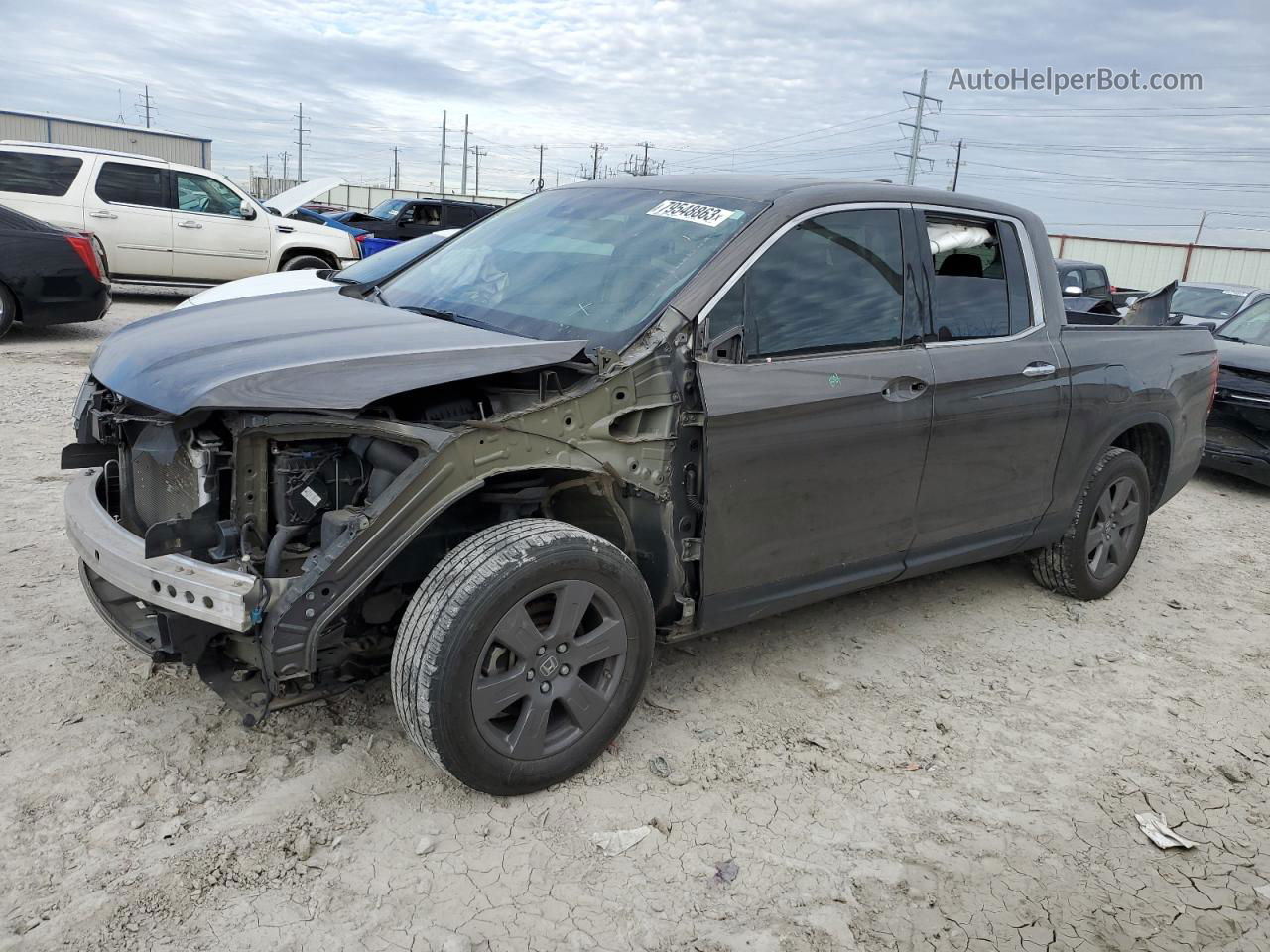 2020 Honda Ridgeline Rtl Gray vin: 5FPYK3F78LB007424