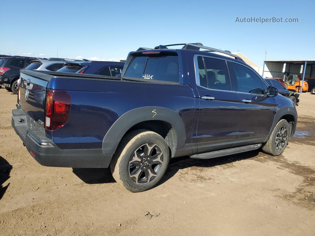 2020 Honda Ridgeline Rtl Blue vin: 5FPYK3F78LB009089