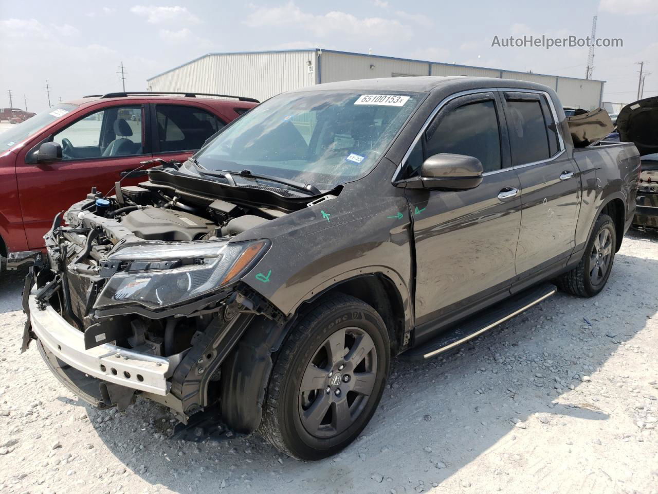 2020 Honda Ridgeline Rtl Зеленый vin: 5FPYK3F78LB011733