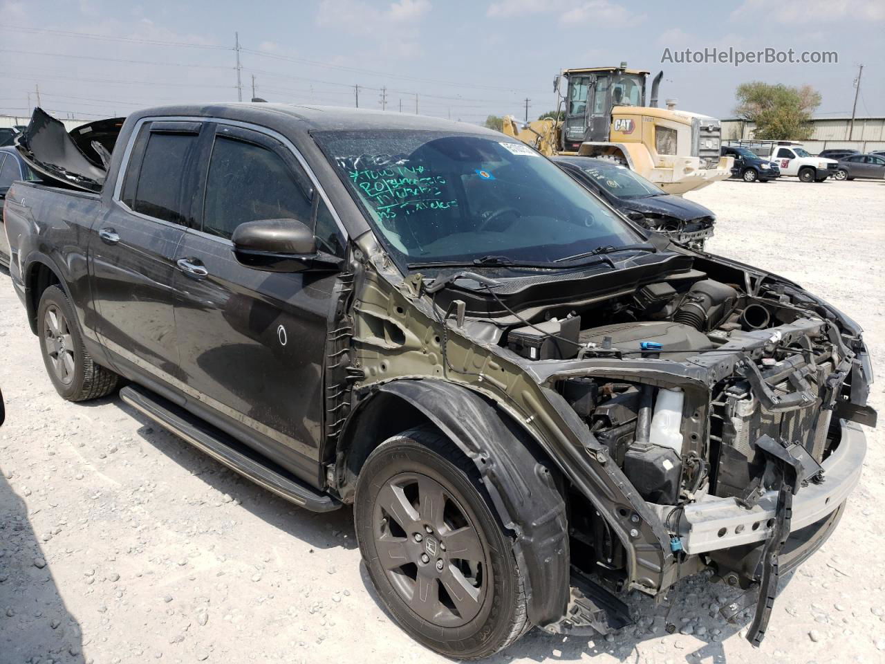 2020 Honda Ridgeline Rtl Зеленый vin: 5FPYK3F78LB011733