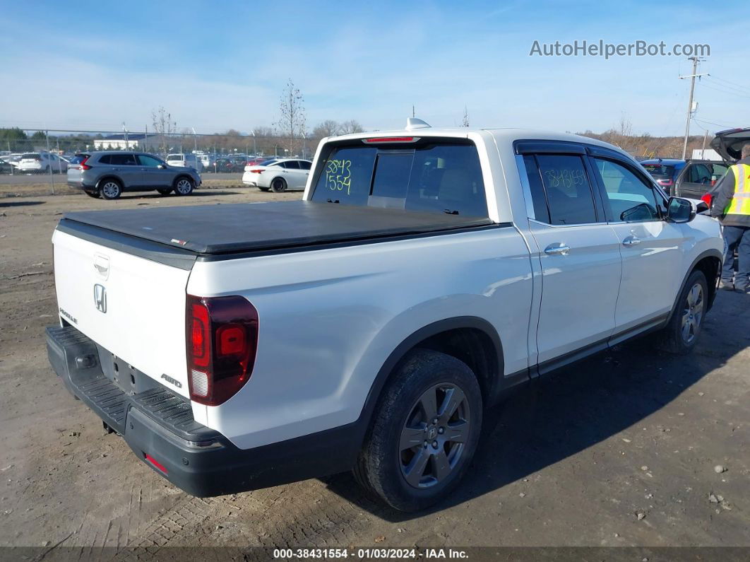 2020 Honda Ridgeline Rtl-e Белый vin: 5FPYK3F79LB020764