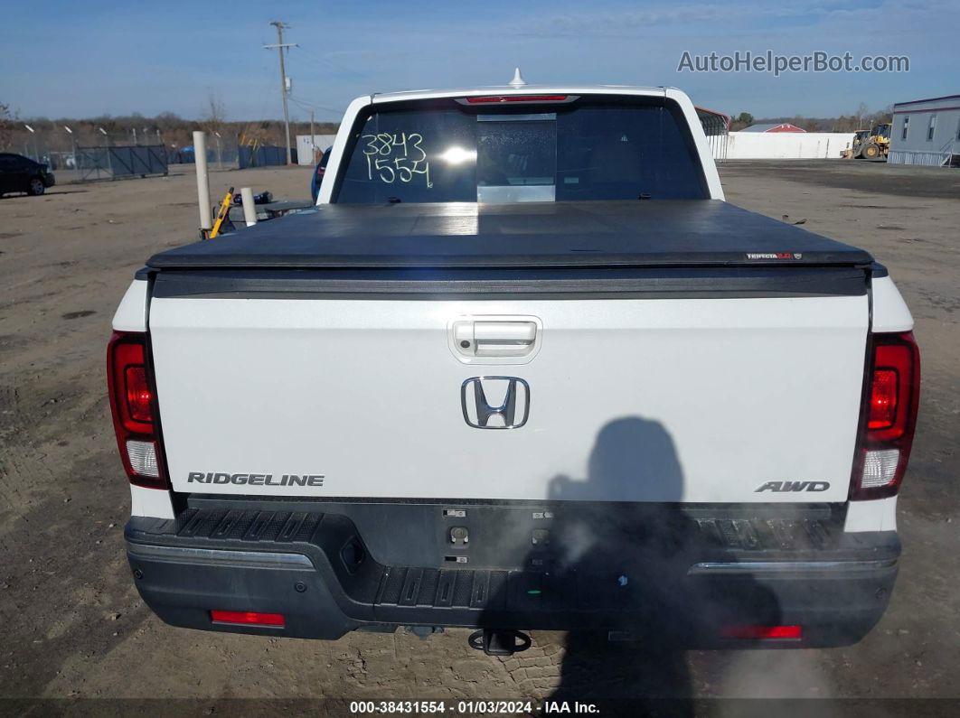 2020 Honda Ridgeline Rtl-e White vin: 5FPYK3F79LB020764