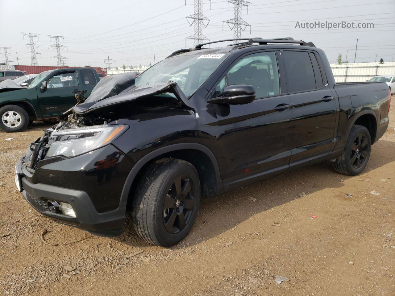 2020 Honda Ridgeline Black Edition Black vin: 5FPYK3F85LB000147