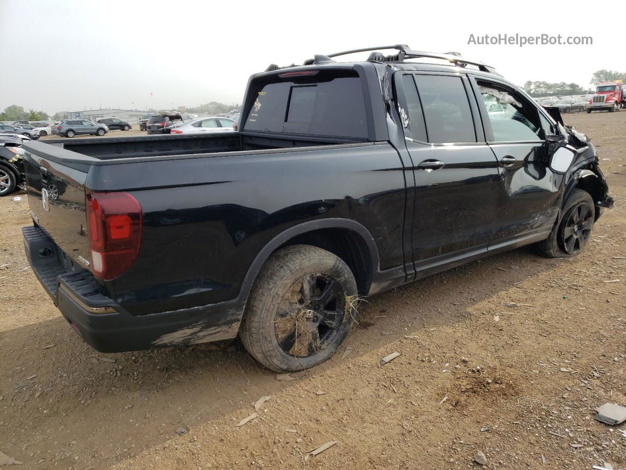 2020 Honda Ridgeline Black Edition Black vin: 5FPYK3F85LB000147