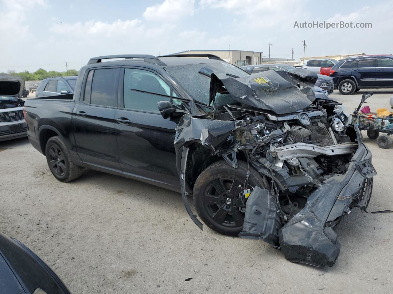 2020 Honda Ridgeline Black Edition Black vin: 5FPYK3F88LB013619