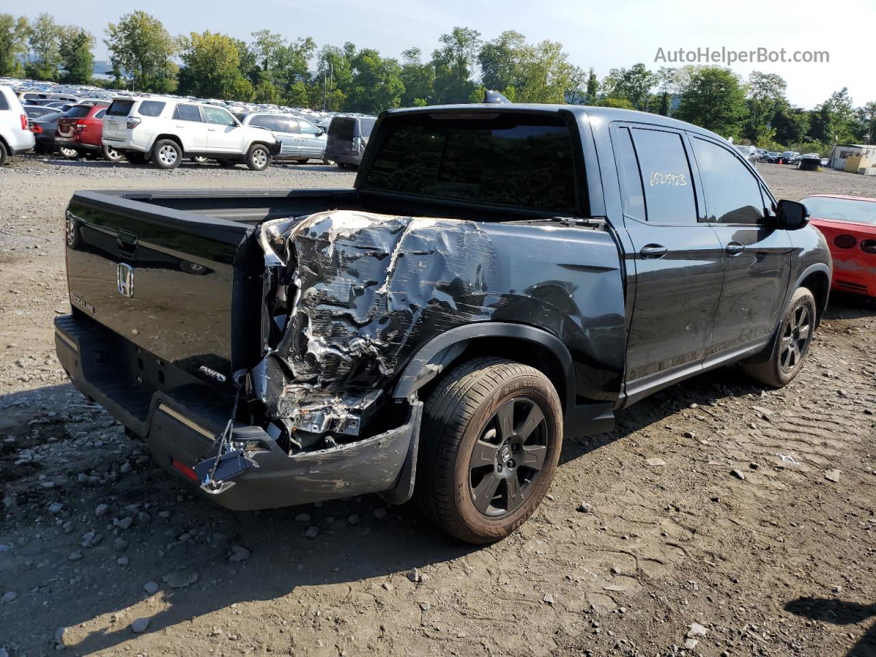 2020 Honda Ridgeline Black Edition Black vin: 5FPYK3F89LB013595