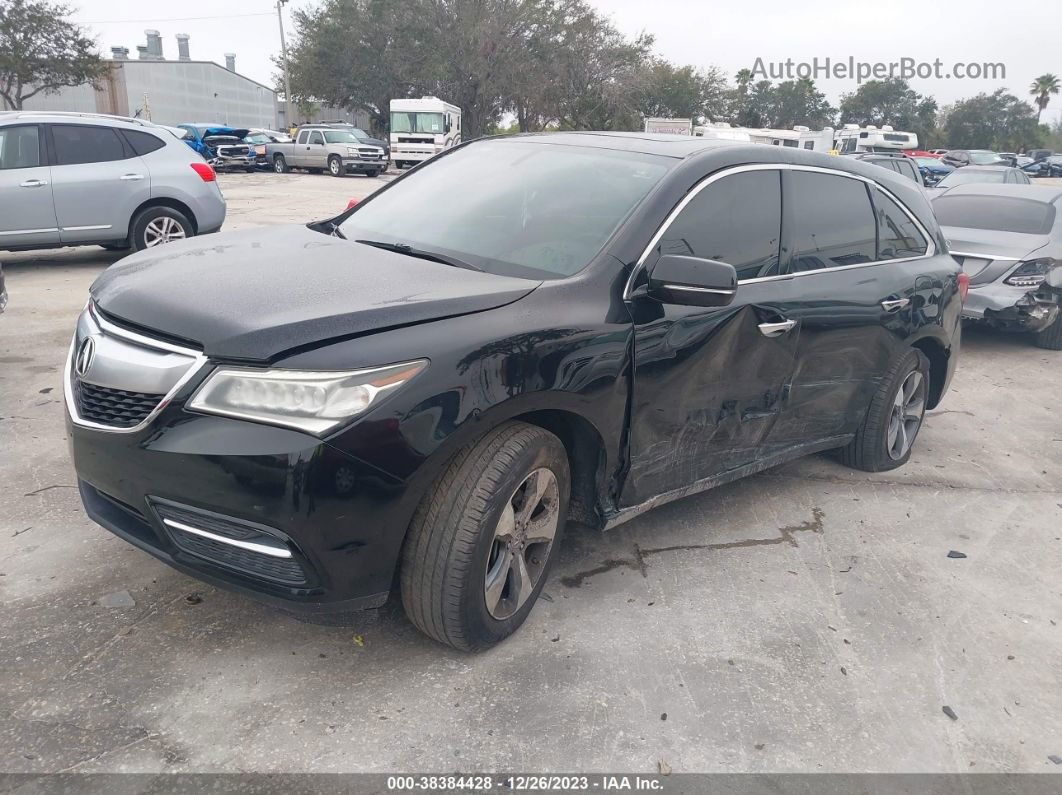 2016 Acura Mdx Acurawatch Plus Package Черный vin: 5FRYD3H21GB020766