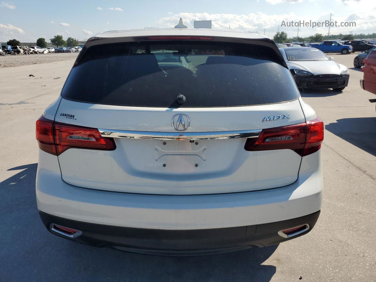 2016 Acura Mdx  Белый vin: 5FRYD3H24GB006280