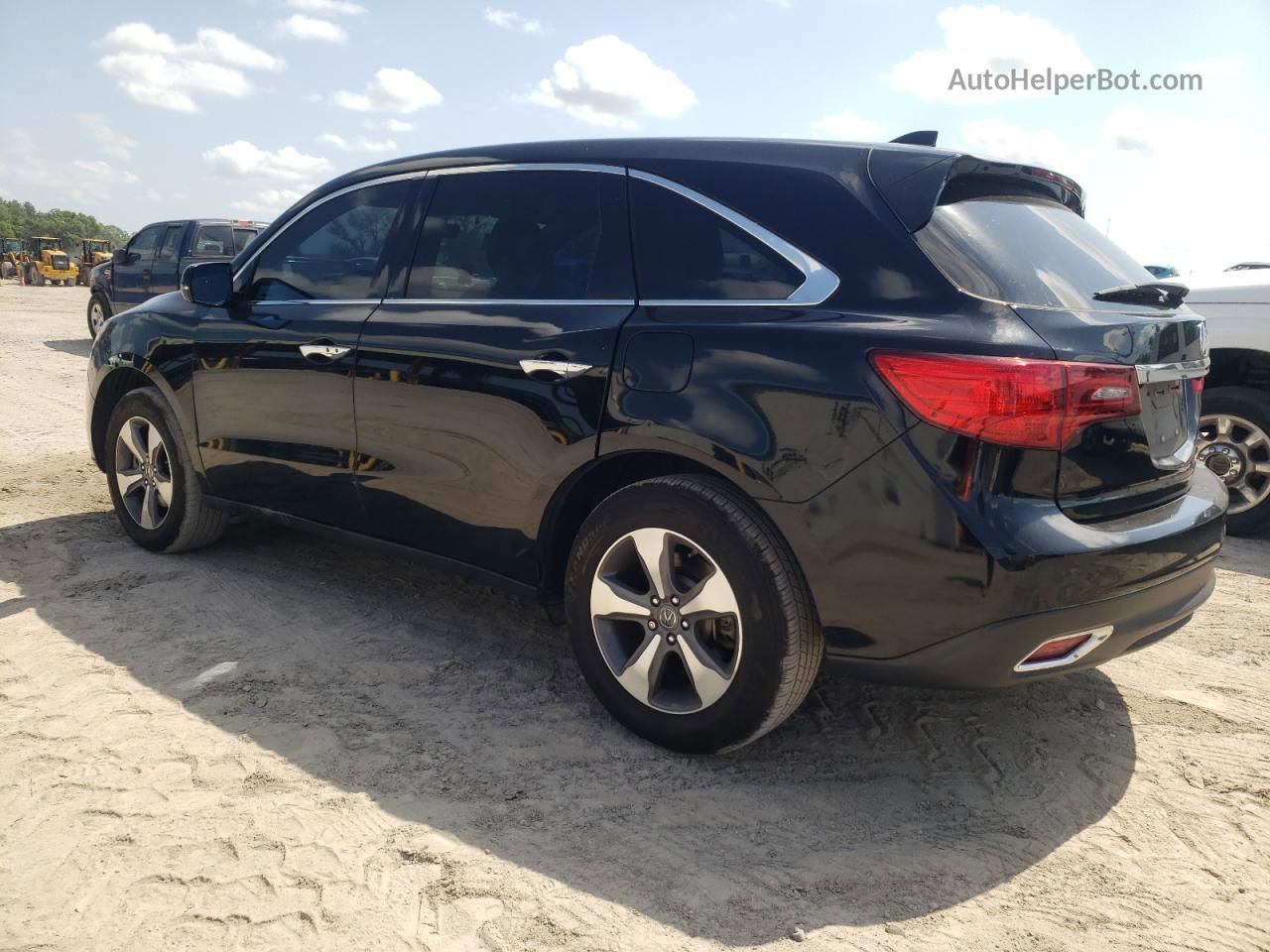 2016 Acura Mdx  Черный vin: 5FRYD3H25GB008426