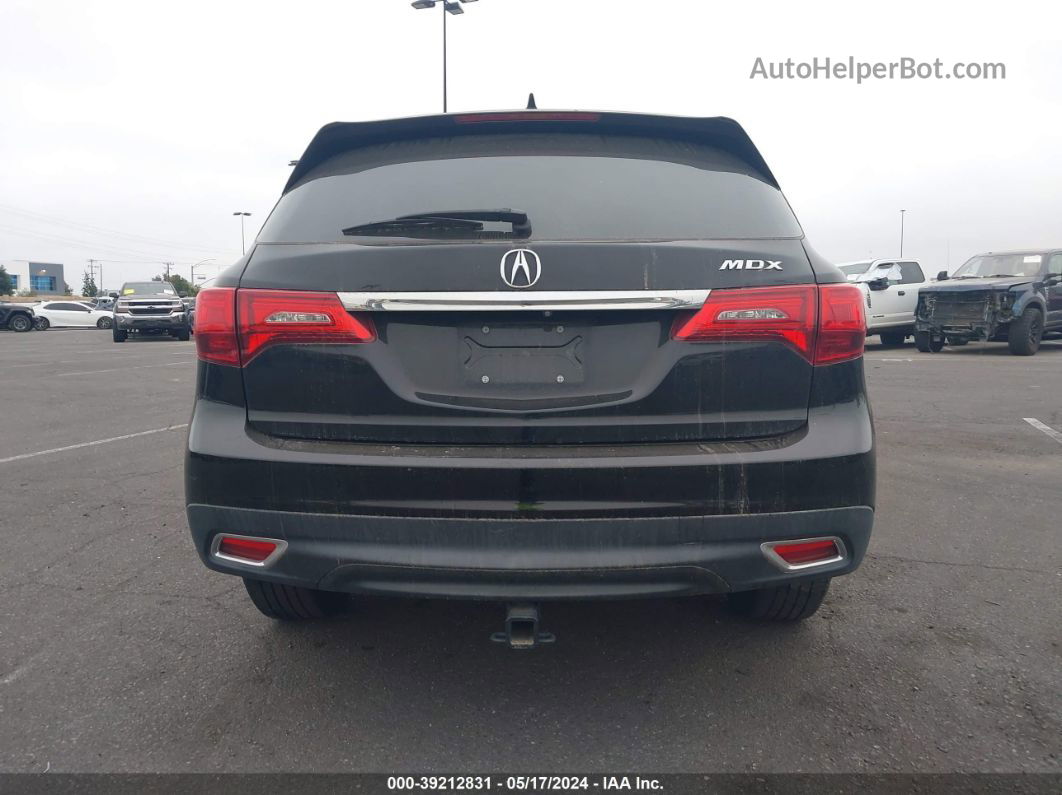 2016 Acura Mdx Acurawatch Plus Package Черный vin: 5FRYD3H26GB021797