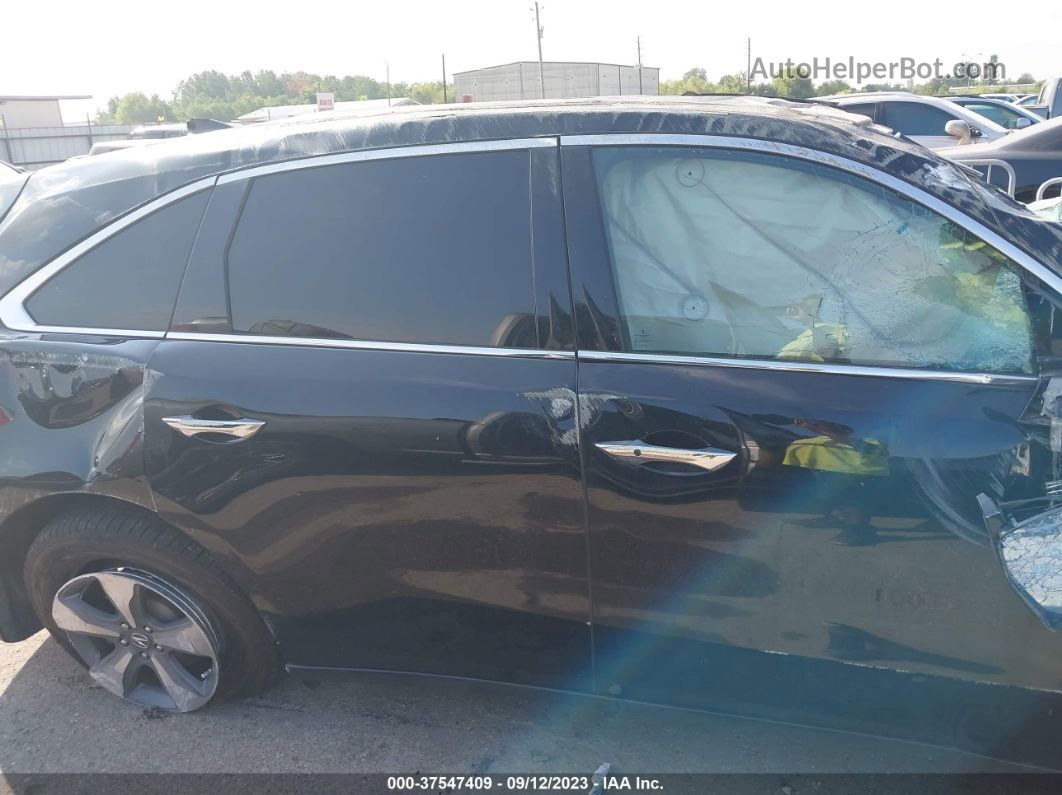 2016 Acura Mdx   Черный vin: 5FRYD3H29GB016576