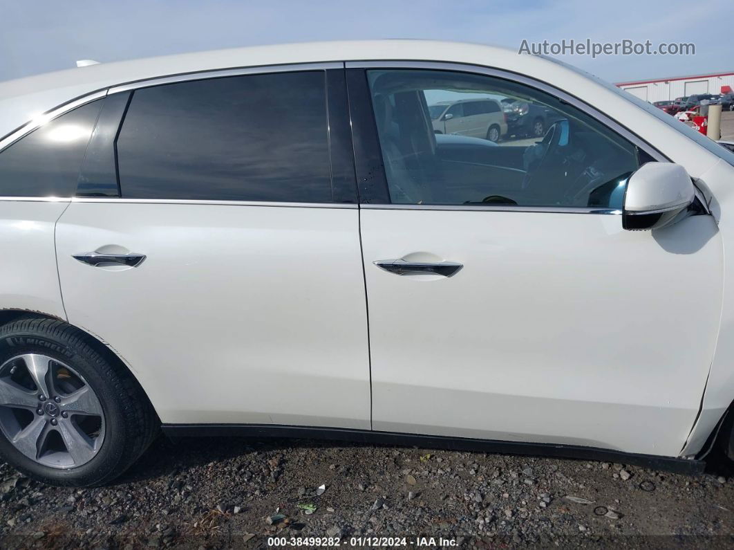 2016 Acura Mdx Acurawatch Plus Package Белый vin: 5FRYD3H29GB021700